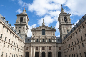 Fototapeta na wymiar Royal Monastery of San Lorenzo de El Escorial, Madrid