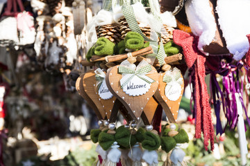 Obraz premium Christmas market decorations in Munich