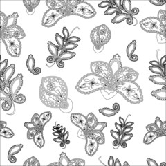 Fototapeta premium russian seamless pattern