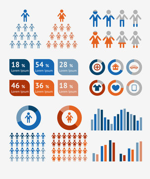 Vector infographic origami banners set for your design and web