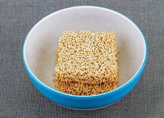 Instant Noodle precook in bowl