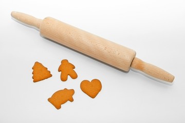 Gingerbread and rolling pin