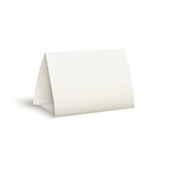 realistic,3d table paper card