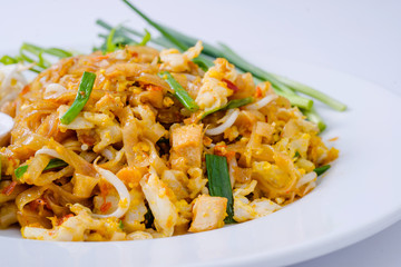 Thailand Thailand fried foods popular with foreigners on the whi