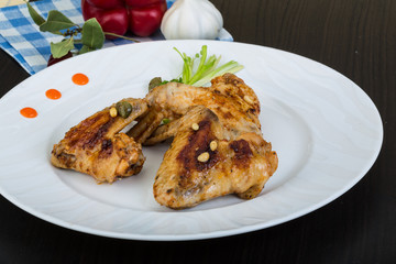 Roasted chicken wings