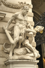 Hercules Statue - Vienna, Austria