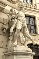 Obraz premium Hercules Statue - Vienna, Austria
