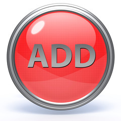add circular icon on white background