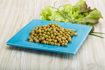 Marinated peas