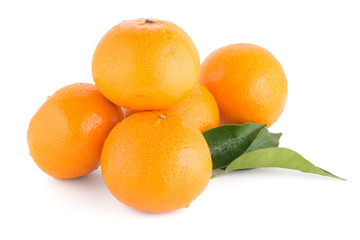 Ripe tangerine or mandarin