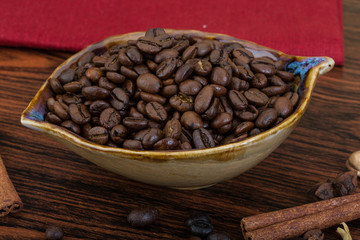Fototapeta premium Roasted coffee beans