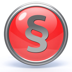 Law circular icon on white background