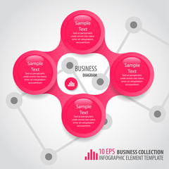 vector colorful infographics for presentations.