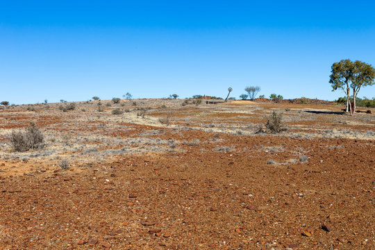 Old gold mining settlement in outback Australia.