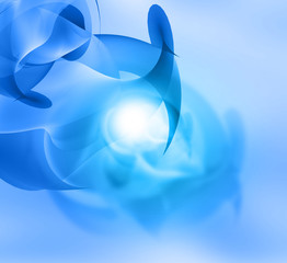 Abstract blue background..