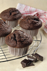 Muffin pépites chocolat