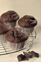 Muffin pépites chocolat