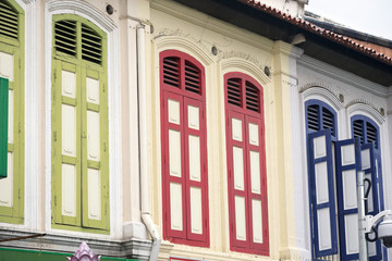 Fototapeta premium colorful shutters