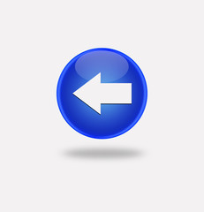blue icon left arrow