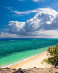 plage de Baladirou, île Rodrigues, Maurice