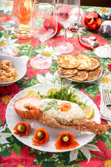 Aragosta in bellavista servita