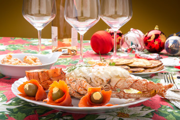 Aragosta in bellavista servita