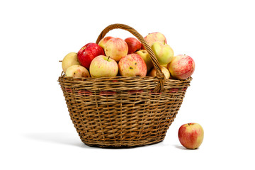 Basket with  apples