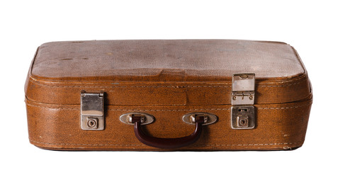 Old shabby suitcase