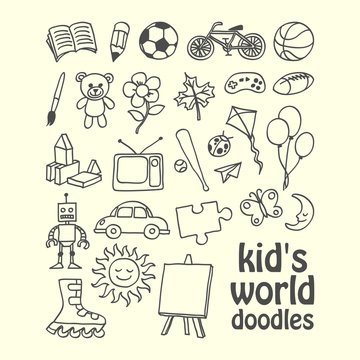 Kid's World Doodles