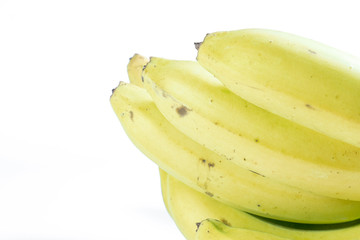 Fototapeta na wymiar bananas isolated on white background