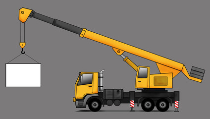 Crane truck