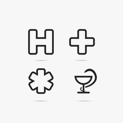 Medical icon set