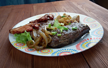 Calf liver and bacon