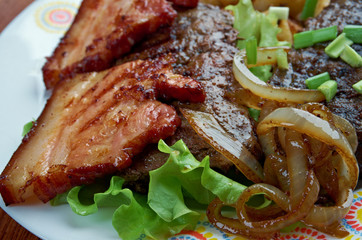 Calf liver and bacon