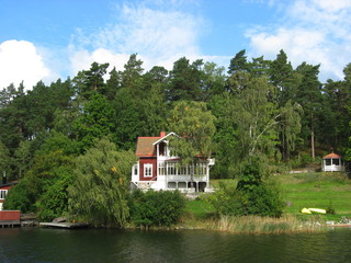 Fototapeta premium House by the sea