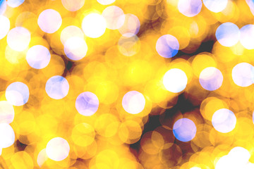 Obraz premium Abstract Vintage City Lights Bokeh Background