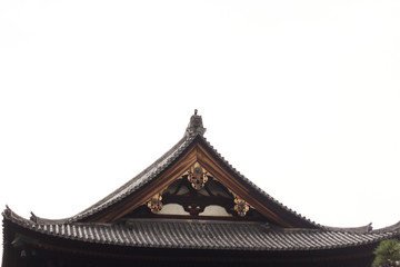 Obraz premium Triangular end of a roof