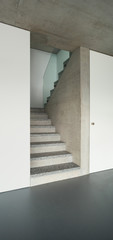 Interior, granite staircase