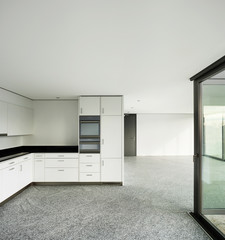 Wide apartment, modern kitchen