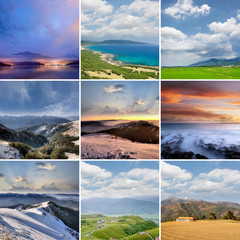 Landscape collection of Taiwan