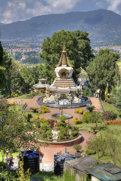kopan monastery located near kathmandu nepal