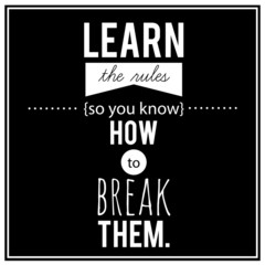 Fototapeta premium Inspirational VECTOR quotation.