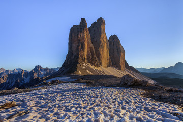 Tre Cime. Dolomite Alps, Italy