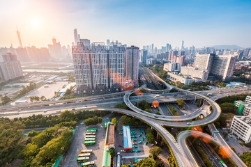 city interchange overpass