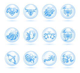 The collection of the sign of the zodiac.