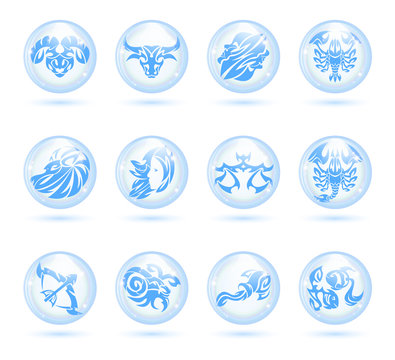 The collection of the sign of the zodiac.