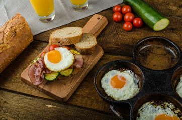 Rustic breakfast