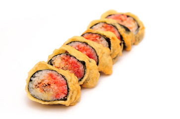 Sushi isolated on a white background