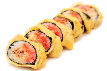Sushi isolated on a white background