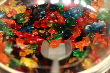 Mix of sweet jelly candies